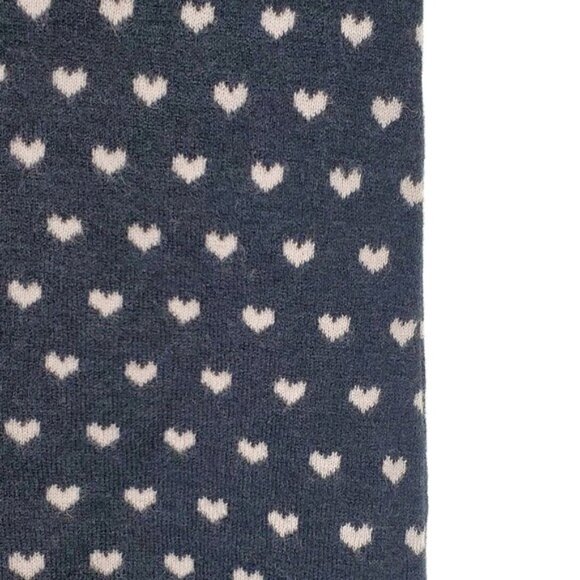 Juicy Couture Womens Dusty Pink Heart Print Lambswool Sweater Mini Dress Size S - Picture 6 of 7